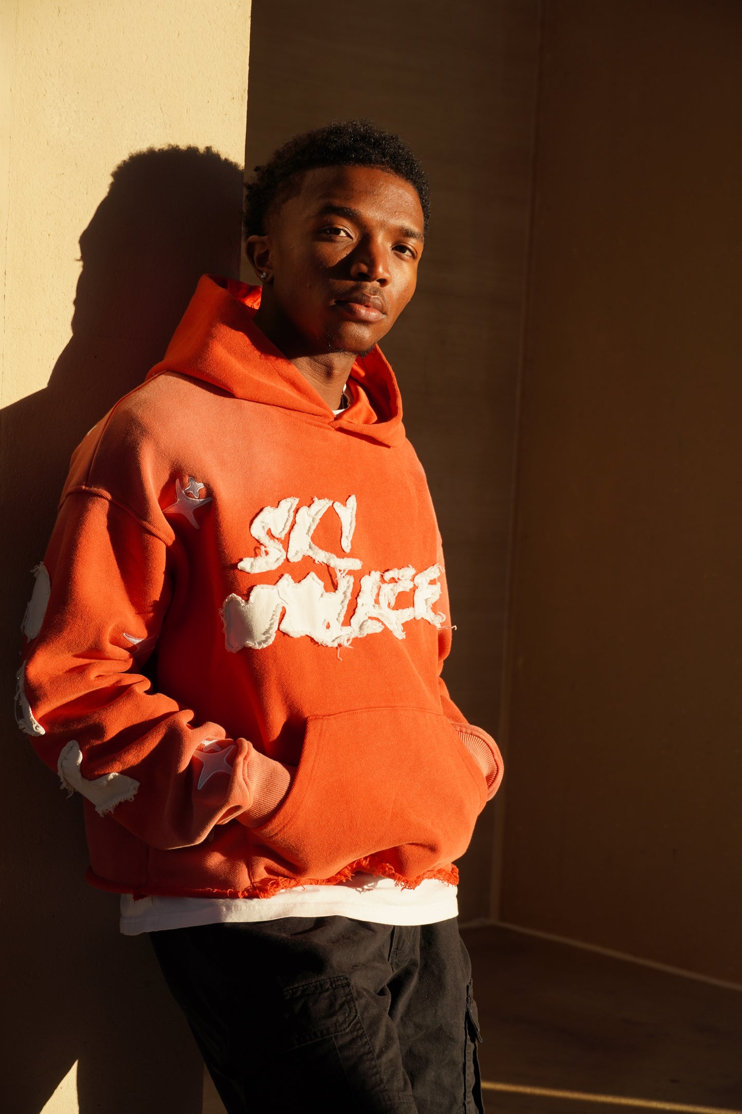 Cherry Red Star Shiner Hoodie
