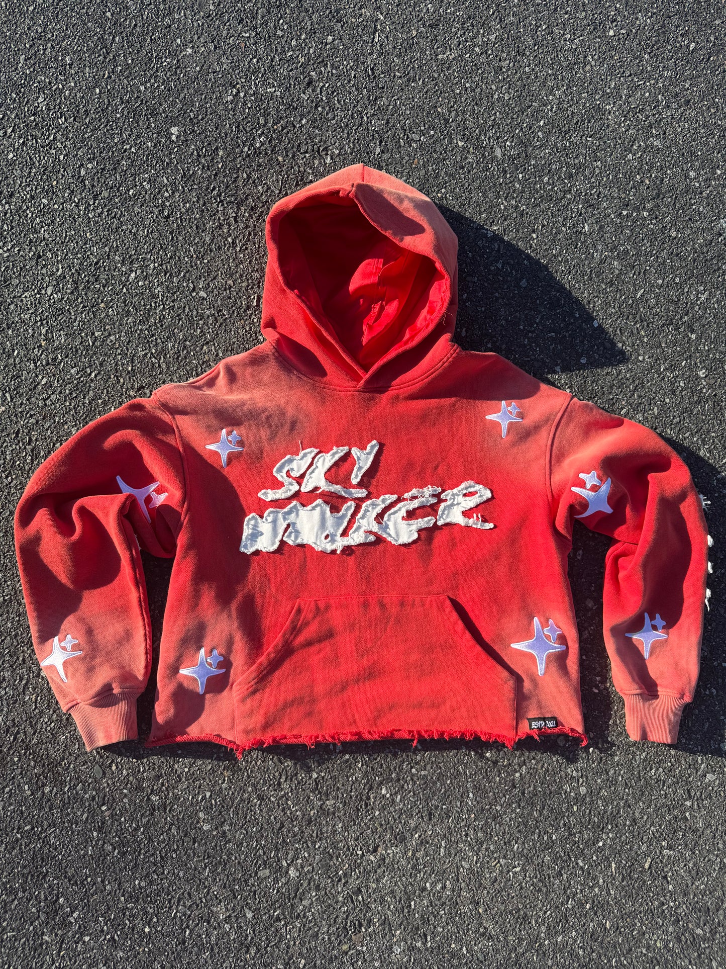 Cherry Red Star Shiner Hoodie
